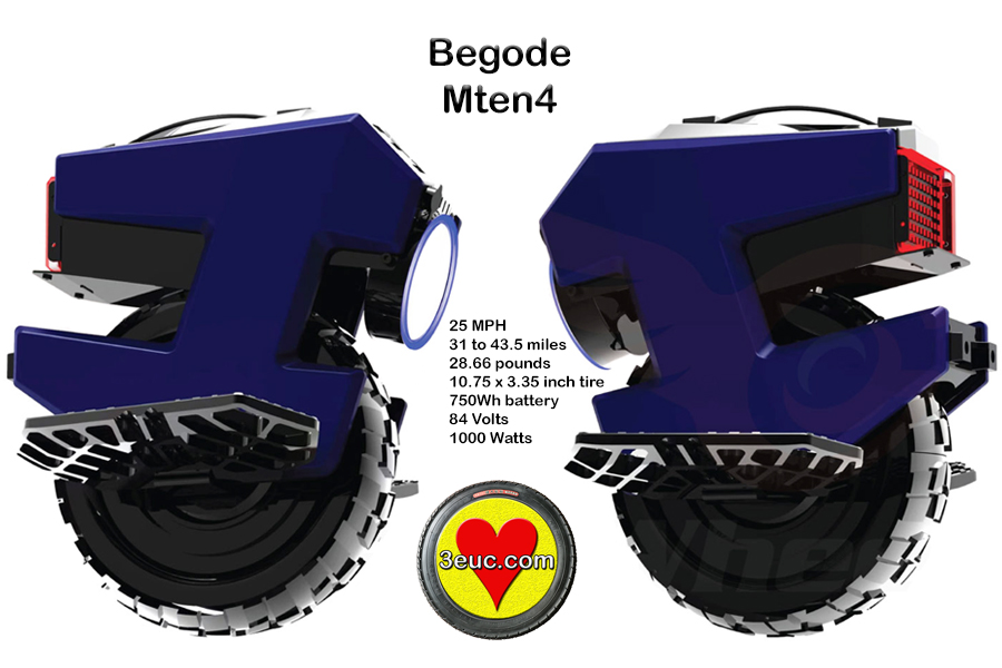 3euc Begode Mten4 EUC (electric unicycle)